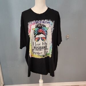 Amazon Essentials I Love My Husband But Sometime I Wanna Square Up Top